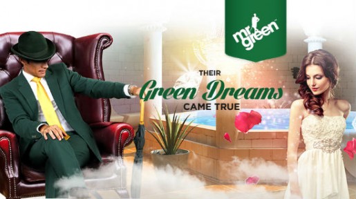Champagne & Stålar ifrån Mr Green